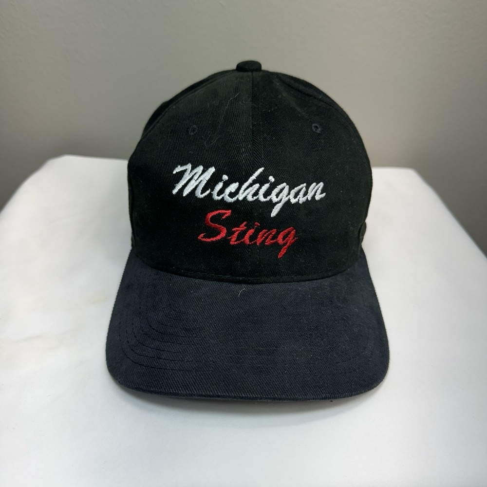 Yupoong Michigan Sting Embroidered Corduroy Baseball Cap One Size